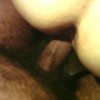 Fucking her on dogy, she was moaning dirty words, while my cock pumped her hole hard