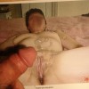 Amateur Photo - A load of my cum on kisserhj.