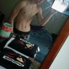 Before I started working out.
After I shaved my head.
What do you think?