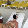 wife enjoying the beach