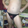 me showing my thongs off